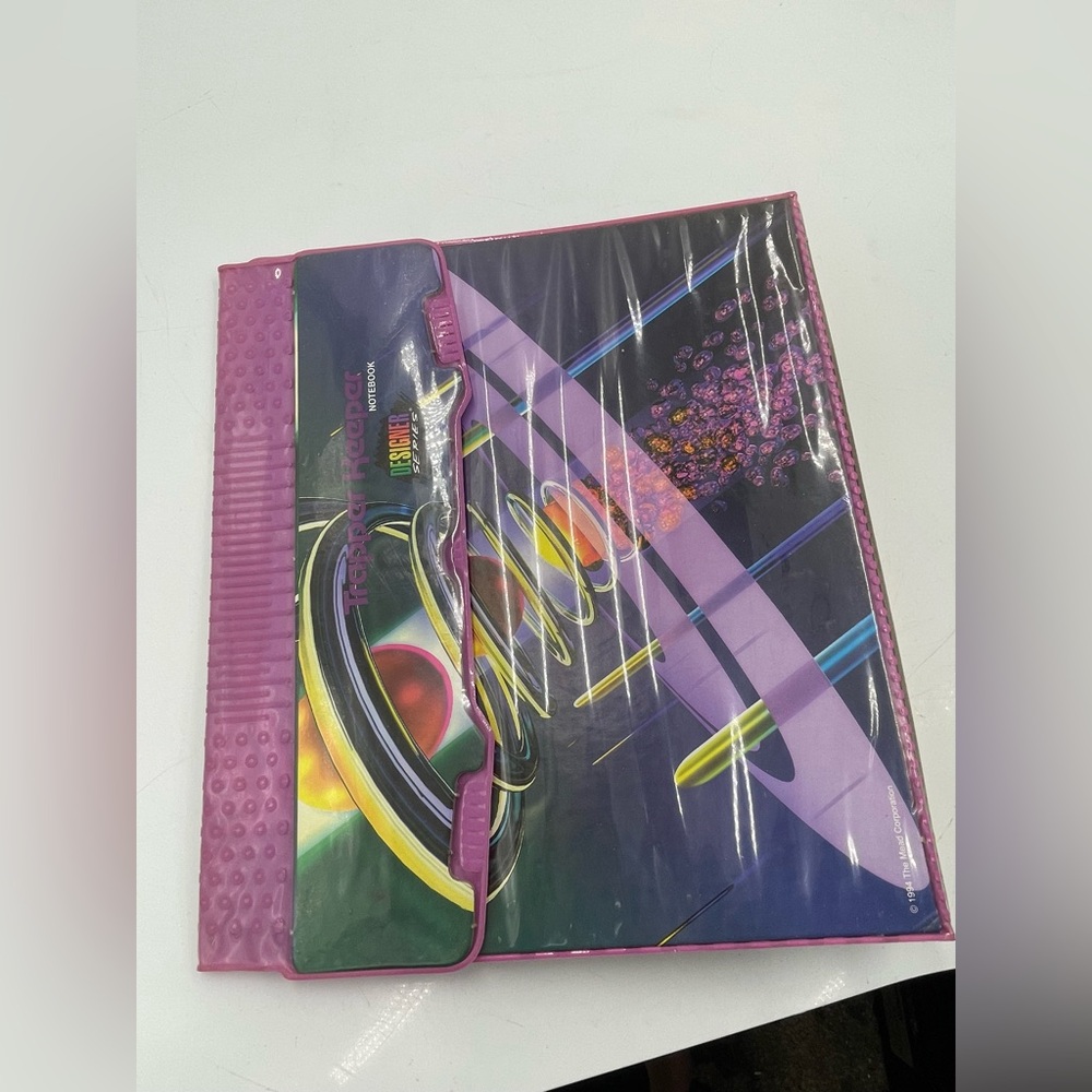 Vintage 1994 Mead Trapper Keeper Designer Series Notebook Binder 90's Abstract,